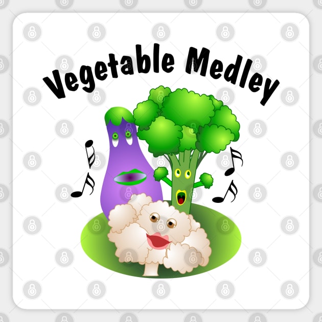 Vegetable Medley Sticker by Barthol Graphics